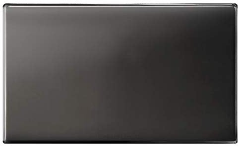 Modern Double Black Nickel Wall Blanking Plate Scewless Finish N402GME