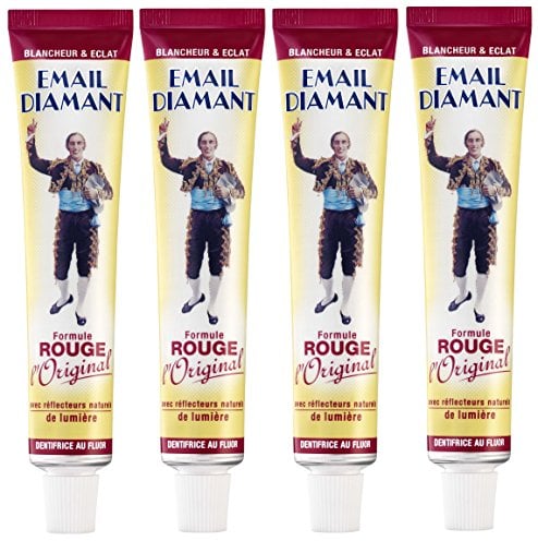 Email Diamant Zahnpasta, Rot, 75 ml, 4 Stück