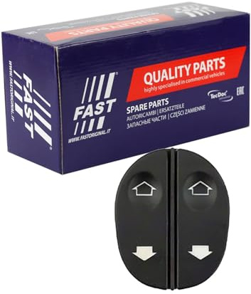 FAST Schalter, Fensterheber FT82226 vorne links, Kompatibel mit: FORD TRANSIT Bus, TRANSIT Kasten, TRANSIT Pritsche/Fahrgestell, TRANSIT TOURNEO Bus
