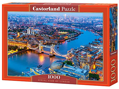 Castorland C-104291-2 Aerial View of London, 1000 Teile Puzzle, bunt