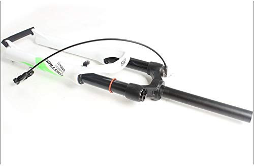 Forcella Ammortizzata 26 27.5 inch Leggero Telecomando Aluminum Alloy MTB Forcella Forcella di Sospensione Mountain Bike Bicicletta Viaggio:100 mm