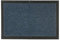 Fußmatte 80x120 cm für den Innenbereich - Türvorleger schnelltrocknend - Rutschfester Sauberlauf blau meliert - Schlichter Fußabstreifer