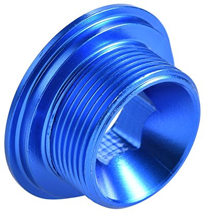 Alomejor Kurbelschraube Kurbelarmschrauben Fahrrad Befestigungsschrauben aus Aluminiumlegierung Schrauben der Kurbelarmschrauben des Tretlagers(Blau)