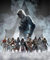 AXKQ Assassin's Creed Full-Width Poster, 5D DIY Diamond Painting, Round Diamond Cross Stitch Artwork Embroidery kit, Home Decoration (19.7x27.6inch)