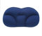 DOUFAN Allround-Wolkenkissen Allround-Schlafkissen, Tiefschlafsucht 3D Ergonomisches Kissen Waschbarer Polyester-Kissenbezugbezug mit Micro-Airballs, die Reise-Nackenkissen füllen (Blau)