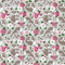 11,99€/m 100x160cm Fuchs 100% Baumwolle Baumwollstoff Kinder Meterware Handwerken Nähen Stoff (Fuchs Blume Rose Grau, 100x160cm (11,99€/m))