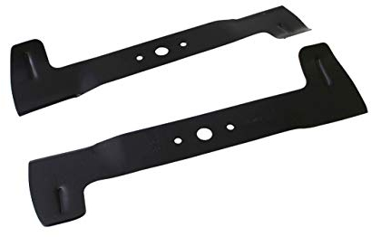 SECURA set de lames 2x 42 cm compatible avec Alpina Stiga Mr Gardener Gardol Castelgarden EFCO Solo Iseki tracteur de pelouse 182004358/0 182004359/0