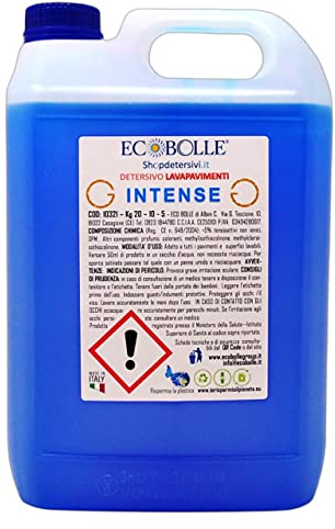 ECOBOLLE Detersivo Lavapavimenti Intense - Concentrato e Superprofumato (5KG)
