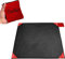 BeiLan Mini Picknickdecke Wasserdicht, Ultraleicht, Kleines Packmaß - Ideal für Ground Sheet, Pocket Blanket, Stranddecke, Taschendecke, Campingdecke, Sitzunterlage (150 * 180cm, Schwarz& Rot)