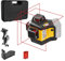 Stabila 12-V-System Kreuzlinienlaser LAX 600, selbstnivellierend, 3 x 360° rote Laserlinien, max. Reichweite: 30 m, Tragekoffer, Universal- und Wandhalterung (ohne Akku und Ladegerät), Gelb, 19788
