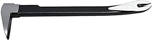 Pry Bar/Nail Puller, Integrated Nail Puller, Wrecking Bar Nail Pulling Carpenter Tools, Portable Nail Puller Tool for Floor Furniture