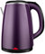 FairUo Double Wall Design-Kettles,Grade Stainless Steel,1.8, 1500W Fast Boiling,Led Light Prompt,360° Rotation,Bass Boil Water-Click Keep Warm/Purple