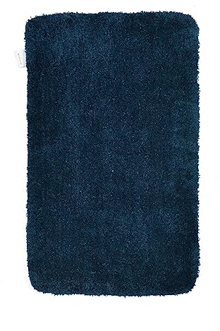 Teppich aus 100% Polyester; handgetuftet | Größe: 60 x 100 cm; Farbe: Petrol | Tom Tailor - Cozy Bath