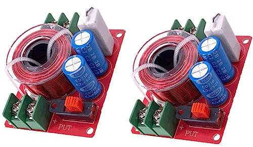 liovitor 2 x einstellbare LCR Filter Vollfrequenz Horn Dedicated Fieber Grade Audio Filter Horn Blocker