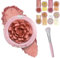 Generic Rose Blush, 3D Rose Blush Highlighter, Body Brightening Face Eye Shadow Contouring Blush Powder (06#)