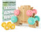 PhysKcal Kurzhantel Set mit Bambusständer | 2 x 0,5kg, 2 x 1kg, 2 x 1,5kg | Hanteln für Kinder & Frauen