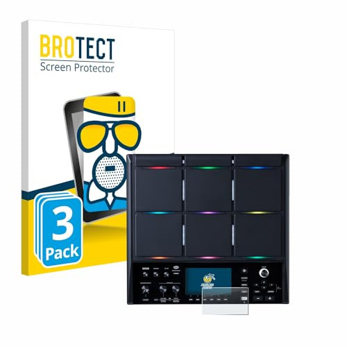 BROTECT Entspiegelungs Schutzglas für Roland SPD-SX PRO (3 Stück) Schutzfolie Panzer Folie Glas Matt [Extrem Kratzfest 9H, Anti-Reflex]