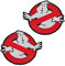 2 Stück Kompatibel mit Ghostbusters Komisch Flagge Patch Bügelbild Aufbügler Iron on Flicken Taktisch Militär Applikation für Kleidung Taschen Weste Jacke Rucksäcke