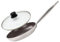 Elo 9803150 Poêle inox et aluminium, à frire, de cuisson, convient à tout type de feux, couvercles, casseroles et poêles, Aluminium, acier inoxydable, Verre, 24 cm
