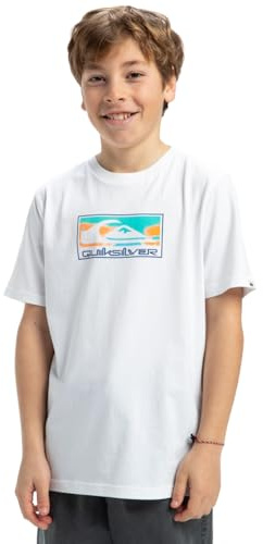 Quiksilver Jungen Ev Gradient Box Ss YTH T-Shirt (1er Pack)