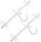 ANDRESLAD Lot De 2 Cintres pour Pantalons De Luxe À La Mode Forte Capacité De Charge pour La Maison Le Magasin De Vêtements La Buanderie