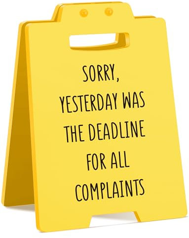 Funny Office Decor–Humorous Desk Sign for Coworker Boss Lady Manager Supervisor Principal–Cute Cubicle Accessories for Women and Men–Gift for Work Anniversary, Boss Day, Christmas, Birthdays