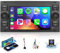2G+64G Radio Coche Android 13 para Ford Focus Fiesta C/S-MAX Transit Galaxy Mondeo Connect con Pantalla Táctil HD 7” con CarPlay y Android Auto GPS Wi-Fi USB BT FM RDS