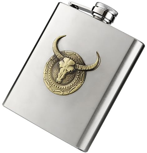 BEBEMOKO Petaca Acero Inoxidable Portátil Para Licor Diseño Ligero y Compacto Para Camping Senderismo y Actividades Al Aire Con Acabado Elegante y Tacto Cómodo Envase Práctico Para Vino