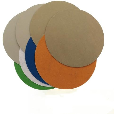 5 Stück 7 Zoll wasserdichtes Schleifpapier 180 mm Klett-Siliziumkarbid-Schleifscheiben Nass/Trocken 3000 bis 10000 Körnung zum Polieren, 5000,5 Stück