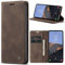 Azororo Handyhülle für Samsung Galaxy A54 5G Hülle Premium Lederhülle Flip Case Magnet Tascher Kartenfach Standfunktion Klapphülle Schutzhülle für Samsung Galaxy A54, Kaffee