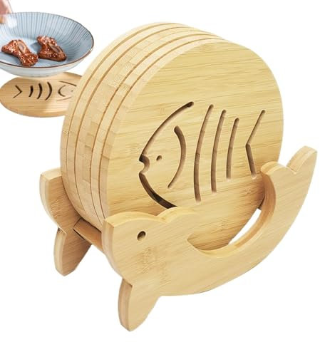 Hqunjikp Almohadilla para platos calientes, salvamanteles de cocina, alfombrilla de aislamiento de calor con soporte, tapete individual para cocina, fiestas, reuniones familiares, entretenimiento con