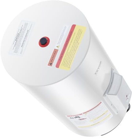 VEVOR Elektrischer Warmwasserbereiter, 18-Gallonen-Tank, Durchlauferhitzer, 1,6 kW Tankless-Warmwasserbereiter mit LED-Anzeige, Drehknopfsteuerung, Durchlauferhitzer für Dusche, Bad