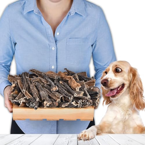 Rinderpansen für Hunde 1 kg (ca. 35–40 Stück), luftgetrocknet