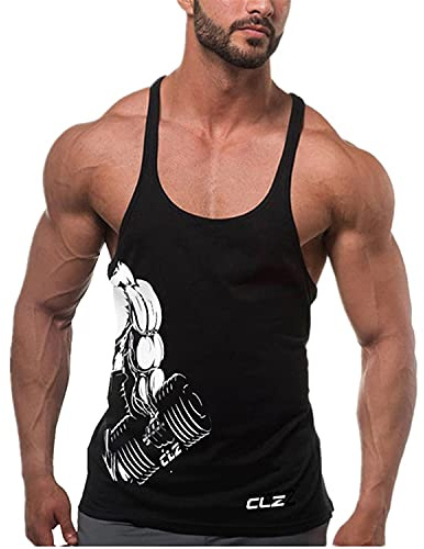 Cabeen Uomo Palestra Canotta Bodybuilding Canottiera Maglie Sportive Senza Maniche Gym Fitness Tank Top
