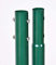Zaun-Nagel Steckpfosten 38 x 2300 mm Pfosten 2-tgl. Zaunpfosten Steher Rohrpfosten Rundpfosten Maschendrahtzaun Ø 38 mm/Länge 230 cm - für Zaunhöhe 175 cm Paket á 6 Stk.