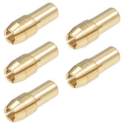 Messing-Bohrmaschine, Bohrfutter, 3 mm, für Dremel Werkzeuge, drehbar, 5 Stück