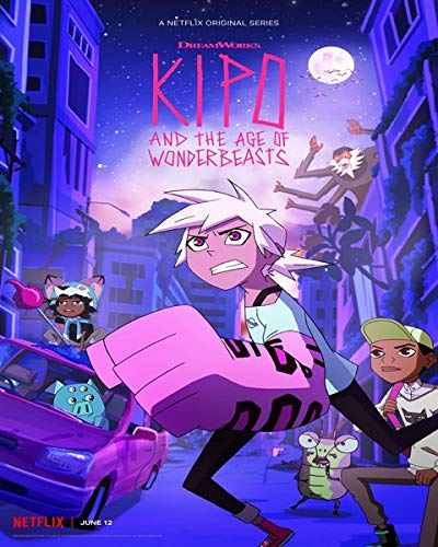 KIPO and The Age of Wonderbeasts Tv Series - Poster cm. 30 x 40