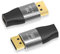 Cablecc Mini DisplayPort 1.4 8K 60Hz Female Adapter Ultra HD UHD 4K 144Hz to DP Plug 76804320 for Video PC Laptop TV