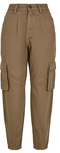 Urban Classics Damen Ladies Ballon Fit Cargo Twill Pants