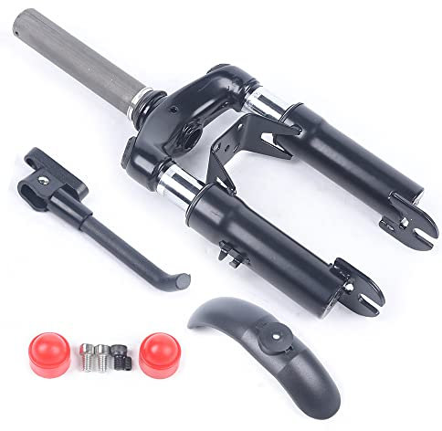 Futchoy Forcella ammortizzata per bicicletta, ammortizzatore, forcella anteriore, ammortizzatore idraulico per bicicletta con supporto per M365/PRO/PRO2