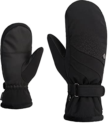 Ziener Damen KASANDRA Ski-Fäustling/Wintersport | extra warm atmungsaktiv G-Loft, black, 7
