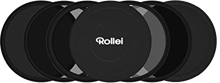 Rollei F:X Pro Magnetische ND- Rundfilter-Set Mark II in 82mm. Rollei Magnet Filter/Graufilter-Set bestehend aus CPL,ND8, ND64,ND1000 und magnetischen Basisring ideal für die Langzeitbelichtung
