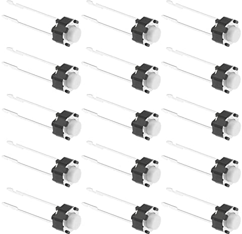 EMSea Mikro-Taster Tastschalter Ersatz Druckknopfschalter Zubehör für lötfreie Breadboards Elektronische Schaltungen