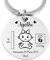 Porte-clé naissance personnalisé bébé, cadeau maternité maman nom date poids heure faire part de naissance