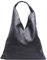 FrasiBags Schultertasche aus echtem Leder, Umhängetasche aus Leder, Damen Ledertasche, Damentasche hergestellt in Italien, Schwarz, 46x62x12