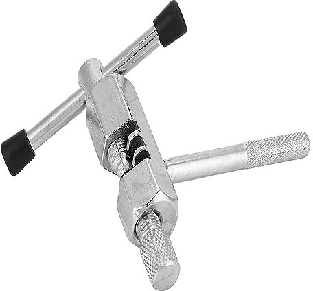 Fongmore Herramienta de extracción de rompedor de cadena de bicicleta Herramienta de extracción de cadena de acero para bicicleta Herramienta de corte de cadena de bicicleta Herramientas de reparación