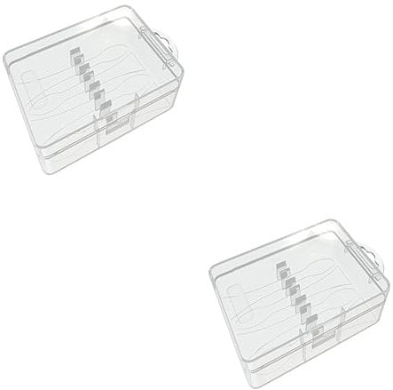 Healeved Toothbrush Head Storage 2pcs Portable Toothbrush Power Toothbrushes Toothbrush Electric Storage Rack Travel Case for Toothbrush Heads