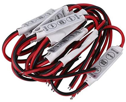 OSALADI 10 Stück 3 Controller-Dimmer Streifenlichtdimmer LED-Controller LED-Lichtsteuerungskabel Lichtleiste schalten LED-Dimmer-Controller Lichtdimmerkabel Dimmen Schalter Regler