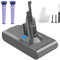 Waitley Battery for Dyson V8, 6000mAh Replacement Battery for V8 SV10 Compatible with V8 Absolute, V8 Animal/Motorhead/Fluffy Cordless Vacuum Cleaner with 2 Pre-filters+Screwdriver