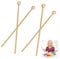 Maillets Marimba à Percussion idéal pour Les percussionnistes, Maillets en bois pour Marimba, 4 Pièces Baguettes de Percussion Marteau pour Instrument Glockenspiel, Xylophone, Carillons